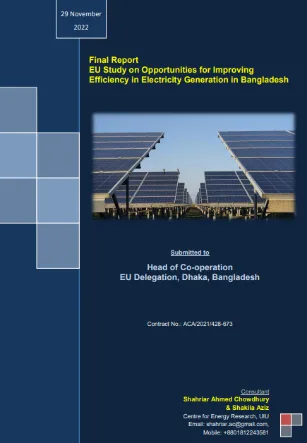 Improving efficiency in electricity generation in Bangladesh